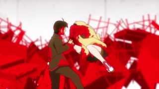 Bakemonogatari fight scene Koyomi vs Kanbaru [upl. by Adiol]