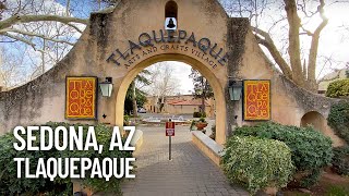 Tlaquepaque Arts amp Shopping Village Walking Tour  Sedona Arizona USA [upl. by Romanas914]