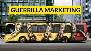 Guerilla Marketing  Unconventional Marketing Strategy  Needs Lot Of Creativity [upl. by Attirb]