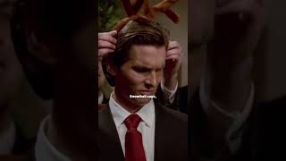 Patrick Bateman is a Grinch at the Xmas party americanpsycho [upl. by Sayer]