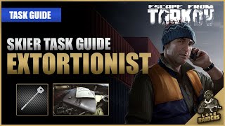 The Extortionist 1212 unknown key  Skier Task Guide  Escape From Tarkov [upl. by Entsirhc]