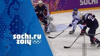 Ice Hockey  USA 0  5 Finland  Mens Full Bronze Medal Match  Sochi 2014 Winter Olympics [upl. by Eeramit]