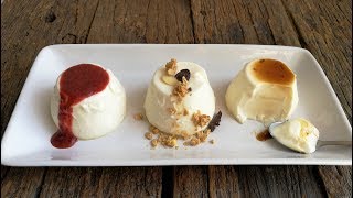 PANNA COTTA original Italian recipe without gelatin [upl. by Klenk]