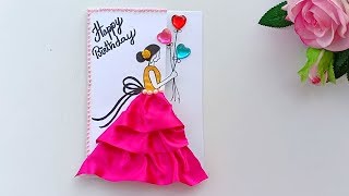 Beautiful Handmade Birthday cardBirthday card idea [upl. by Kwarteng]