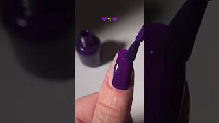 My fav 🧚🏻‍♀️✨💜✨🤩🔥 nails nailart naildesign purple shorts music [upl. by Annoynek]