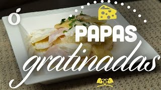 Papas Gratinadas  Scalloped potatoes  kiwilimon [upl. by Otnicaj]