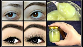 Homemade Serum To Grow Thicker Eyebrows amp EyeLashes In 3 Days [upl. by Halford759]