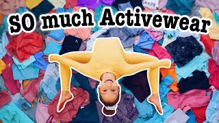 My INSANE Activewear Collection  Flexibility TikTok ft Gymshark [upl. by Ainet]