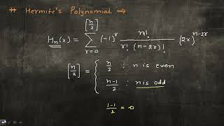 Hermites Polynomial  Sequence and Series  Hermite Differential equations [upl. by Aerbas498]