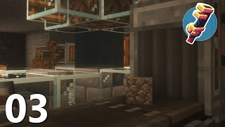 Create Above amp Beyond Ep3 Andesite Generator amp Tree Farm Processing Modded Minecraft [upl. by Harneen]