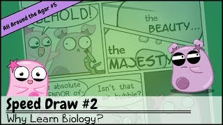 Speed Draw 2 Why Learn and Study Biology [upl. by Publias]