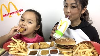 McDonalds Bacon BigMac amp Nuggets Meal  Mukbang  NE Lets Eat [upl. by Idnat100]