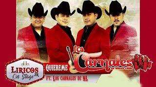 QUIEREME 🎻LOS LÍRICOS JR ft LOS CARNALES DE NUEVO LEON 🎥LIRICOS ON STAGE [upl. by Gnaw217]