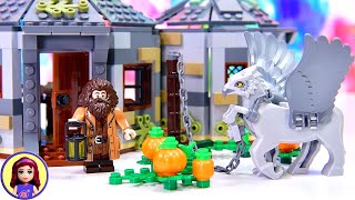 Hagrids Hut Buckbeaks Rescue  Lego Harry Potter Build amp Review [upl. by Inverson]