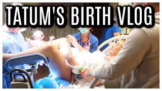 OFFICIAL BIRTH VLOG 2021  LABOR AND DELIVERY  Tara Henderson BIRTH [upl. by Blondelle]