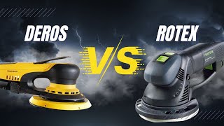 Mirka DEROS vs Festool Rotex  The Recreational Woodworker [upl. by Enaasiali]