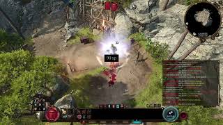 Baldurs Gate 3  Paladin solo Oathbreaker Knight in 1 turn [upl. by Arline]