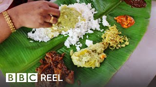 How to eat Indian food like a local  BBC REEL [upl. by Chaunce]