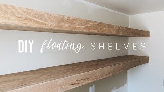 DIY Floating Shelves [upl. by Enimzzaj]