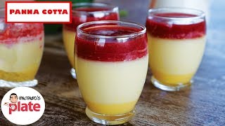 AUTHENTIC PANNA COTTA RECIPE  How to make Strawberry Panna Cotta [upl. by Yumuk959]