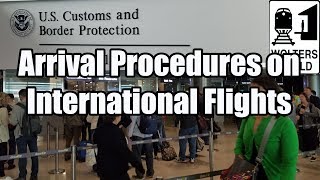 What is the Arrival Procedure on an International Flight [upl. by Snell87]