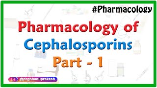 Pharmacology of Cephalosporins  Classification  spectrum of activity and clinical use  Part 1 [upl. by Ilbert]