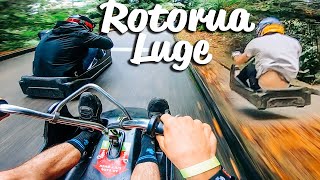 ROTORUA LUGE MARIO KART RACING [upl. by Ellenid]