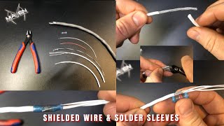 012 SHIELDED CABLE GROUNDING  SPLICING SHIELDED CABLE WITH SOLDER SLEEVES [upl. by Dleifrag]