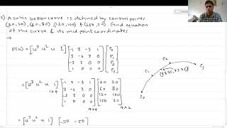 Solved Problems on Hermite Spline and Bezier Curve [upl. by Hosbein]