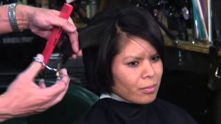 How to Use Thinning Shears on Hair [upl. by Farhi165]