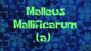 SpongeBob Production Music Malleus Mallificarum a [upl. by Llewen]