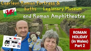 305 Caerleon Castle Roman Fortress and Baths Legionary Museum and Roman Amphitheatre Wales [upl. by Reamy]