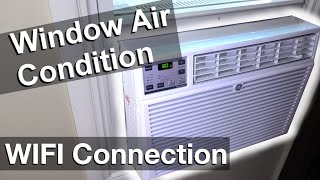 Connecting WiFi enabled Window Air Conditioning Unit Setup how to [upl. by Ecinrahs]