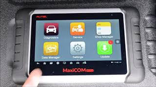 Autel MaxiCOM MK808 Professional OBDII Diagnostic Scan Tool Review [upl. by Haduj]