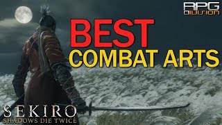 SEKIRO  Best Combat Arts [upl. by Eniamat]