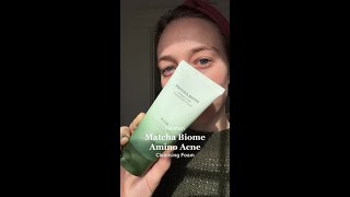 Heimish Matcha Biome Amino Acne Cleansing Foam [upl. by Atwahs557]