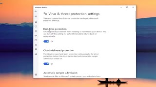 How to Turn On Or Off Virus and Threat Protection in Microsoft Defender  Windows 10 Tutorial [upl. by Lubow]