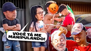 COLANDO MÁSCARAS DO LULA NA CASA DE BOLSONARISTAS  Intencionando votos [upl. by Lorre]