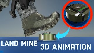 HOW A LAND MINE WORKS Antitank mines and Antipersonnel mines learn from the base [upl. by Aicnilav]