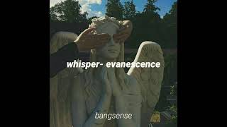 Evanescence Whisper traduçãolegendado [upl. by Lekcim580]