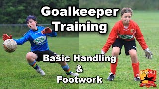 Goalkeeper Training  U10U12  SeriousGoalkeepingnet [upl. by Nesyrb412]