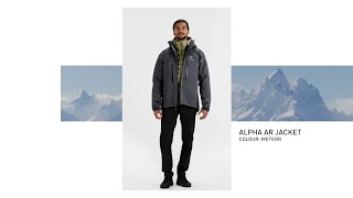 Arcteryx  Alpha AR Jacket Mens  Meteor [upl. by Sherline]