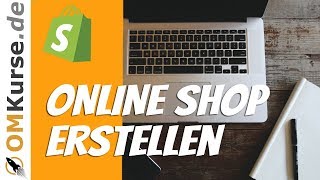 Onlineshop erstellen in 10 Minuten ► Shopify Tutorial Deutsch Kostenlos [upl. by Nordine]