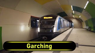 UBahn Station Garching Munich 🇩🇪 UBahn  Walkthrough 🚶 [upl. by Auehsoj]