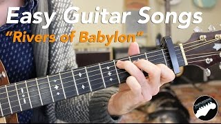 Easy Guitar Songs quotRivers of Babylonquot Sublime Melodians Boney M [upl. by Avalsorim]