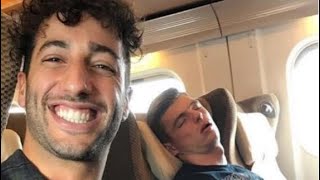 Daniel Ricciardo and Max Verstappen FUNNY MOMENTS [upl. by Heindrick]