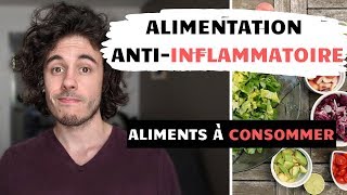 ALIMENTATION ANTIINFLAMMATOIRE  Quoi Consommer Pour Une Bonne Santé [upl. by Emie955]