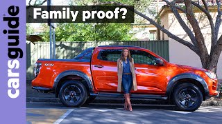 Isuzu DMax XTerrain 2022 review How does the top dual cab 4x4 ute cope with family life [upl. by Malkah]