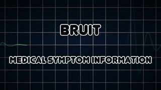 Bruit Medical Symptom [upl. by Modestia]