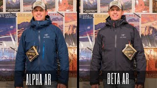 Comparing the Arcteryx Alpha AR and Beta AR Jackets [upl. by Attekal550]